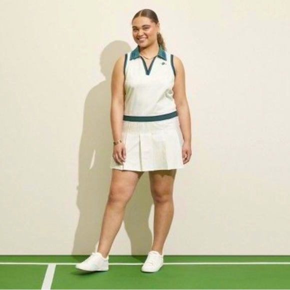 NWOT Prince Pickleball Women's Collared Pleated Dress Size XXL - Picture 1 of 10